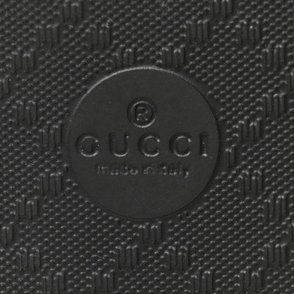 Gucci Suede Perforated Horsebit Slide Sandals 37 Black 6 of 7