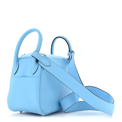 Hermes Swift Mini Lindy 20 Celeste 3 of 11