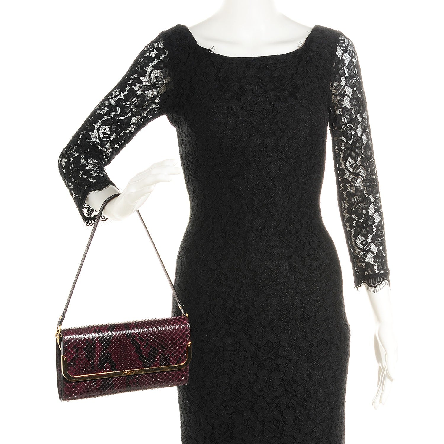 Louis Vuitton Python Rossmore MM Prune 4 of 7