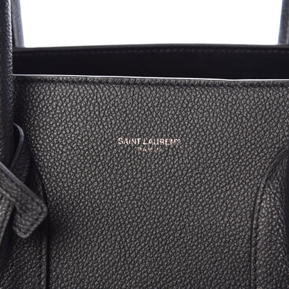 Saint Laurent Grained Calfskin Large Sac De Jour Carryall Black 8 of 14