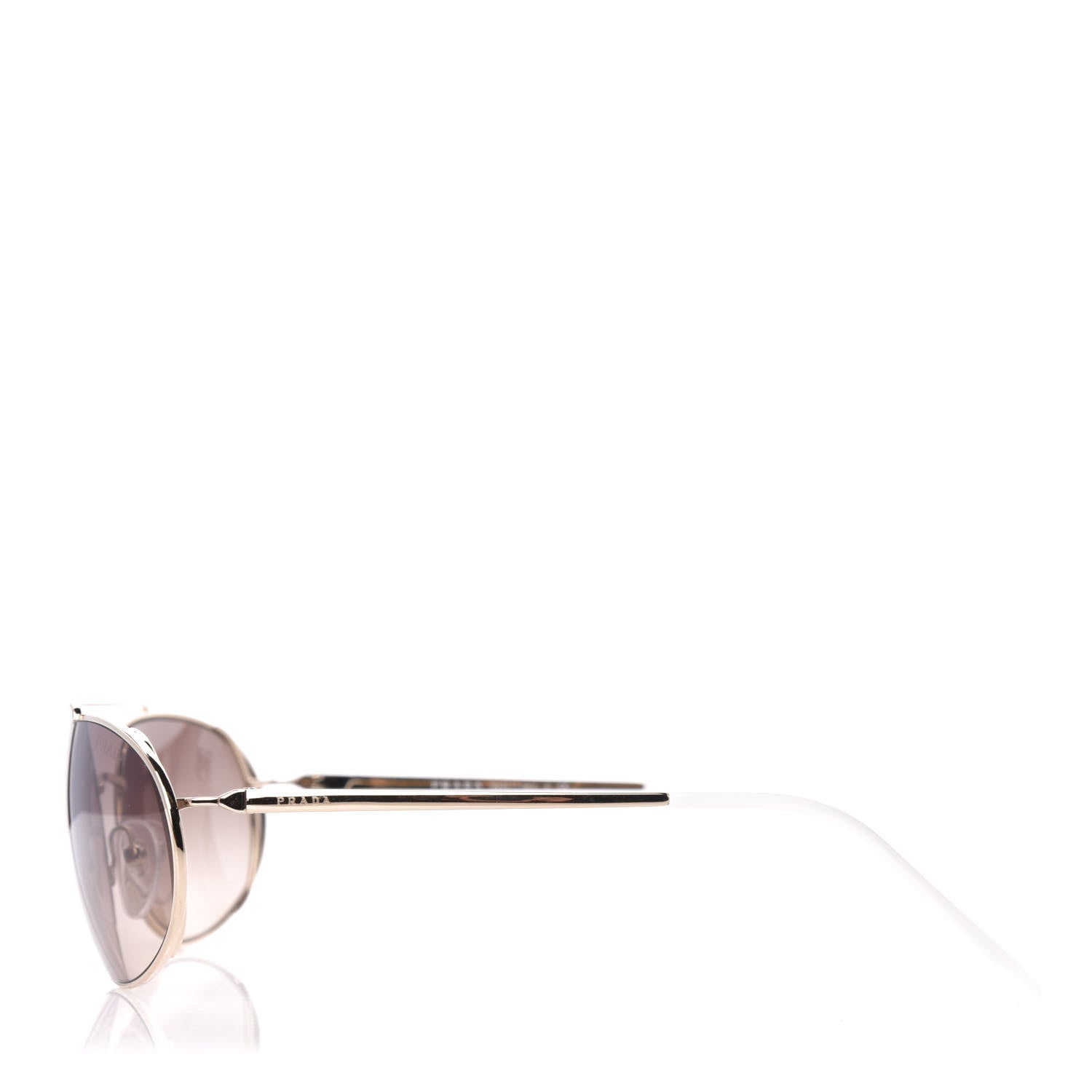 Prada Metal Sunglasses SPR 66V Gold 3 of 8