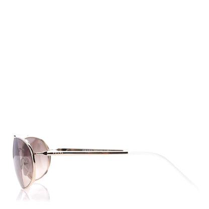 Prada Metal Sunglasses SPR 66V Gold 3 of 8