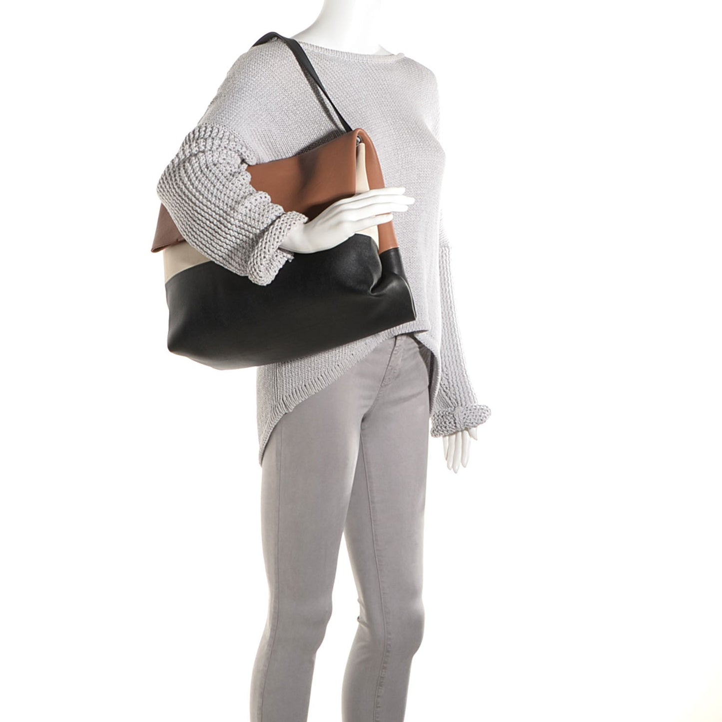 Calfskin All Soft Shoulder Bag Tan