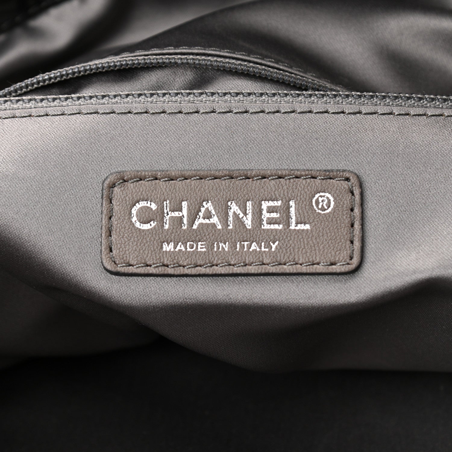 Chanel Vinyl Mohair Trimmed CC Bonbons Tote Black 6 of 10