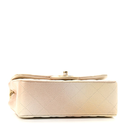 Chanel Metallic Goatskin Quilted Mini Rectangular Flap Gold 4 of 9