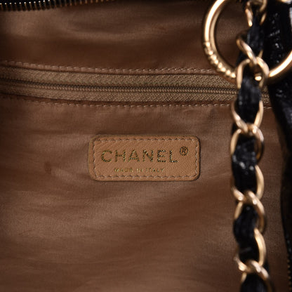 Chanel Vinyl XXL Rock and Chain Bowler Black 6 of 7