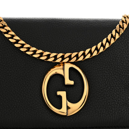 Gucci Calfskin Medium 1973 Chain Shoulder Bag Black 8 of 11