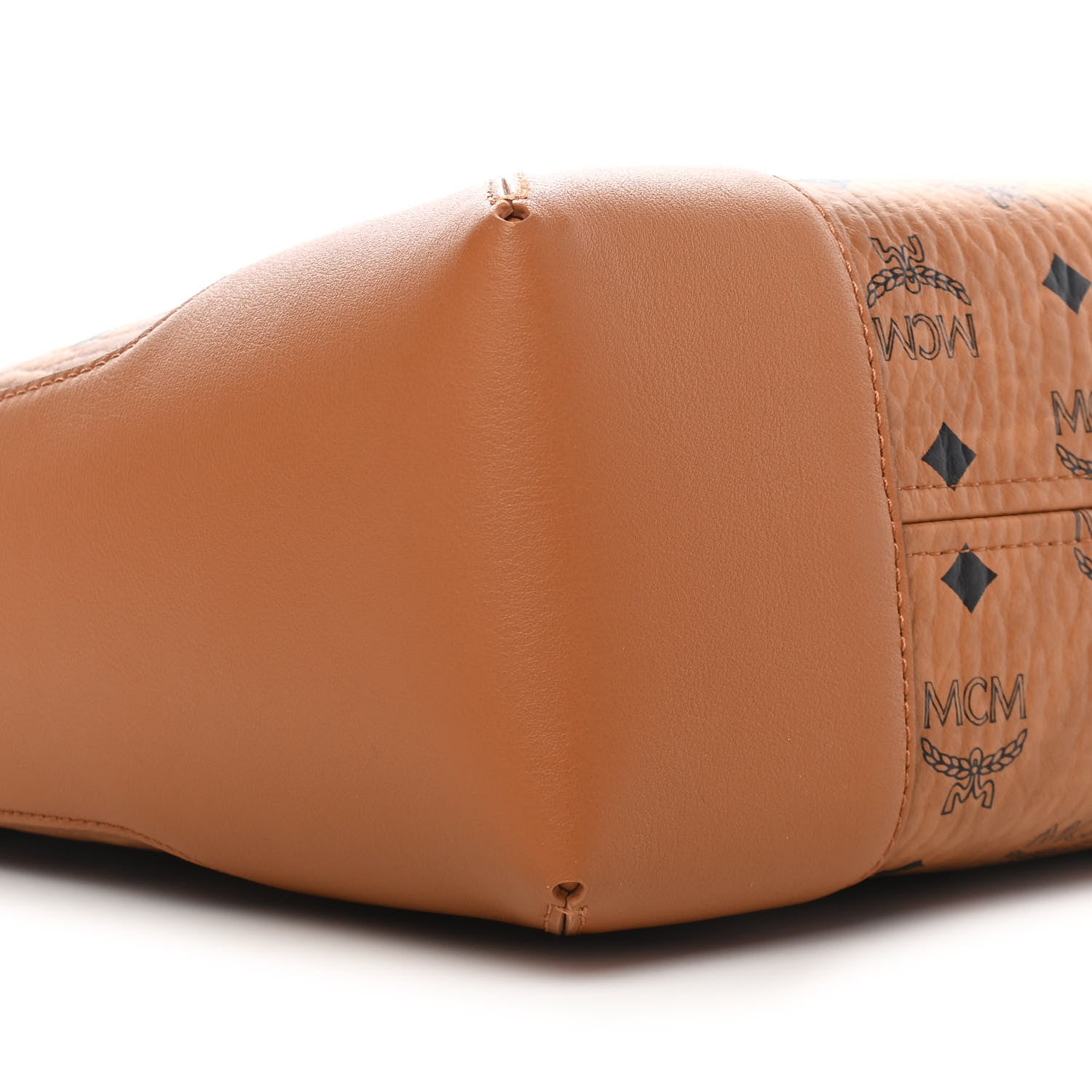 MCM Visetos Large Klara Hobo Cognac 6 of 8