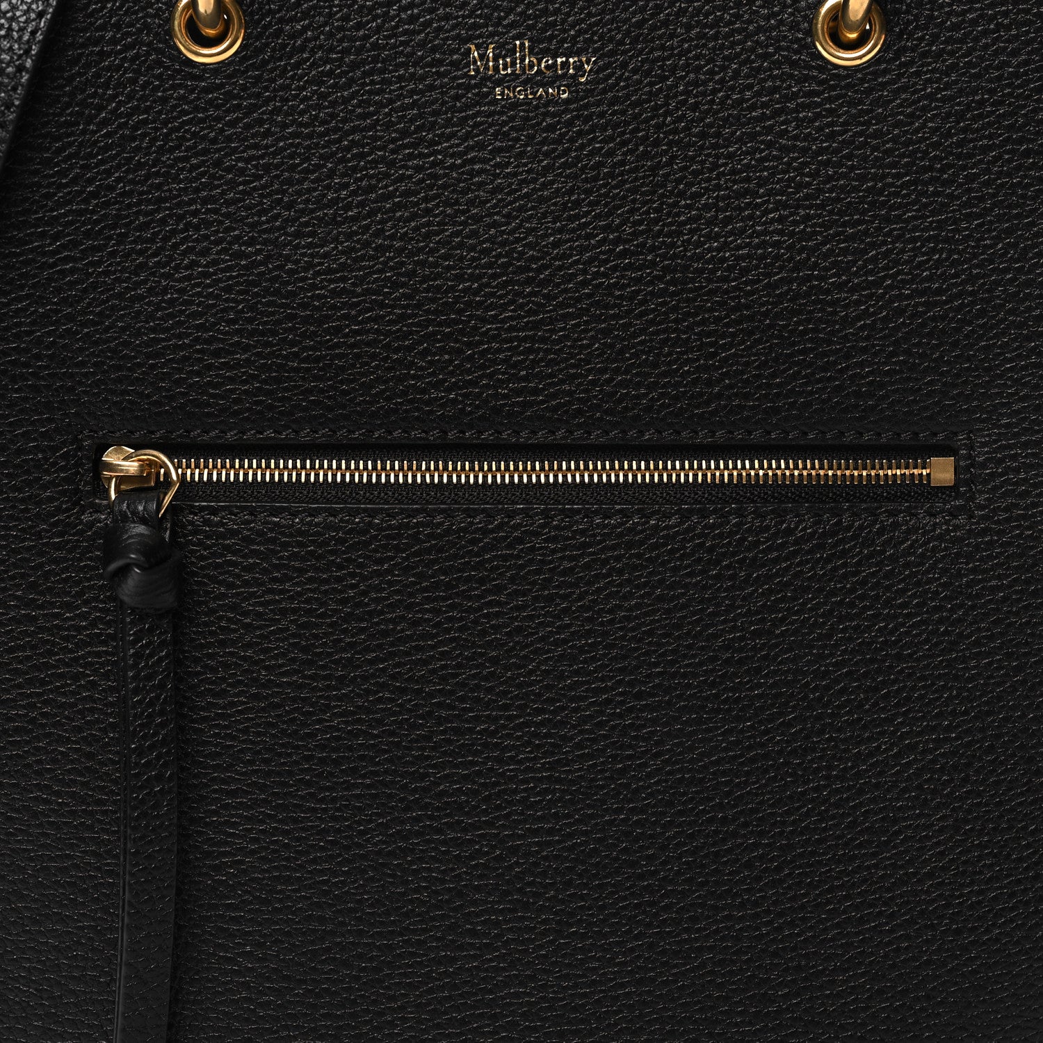 Mulberry Classic Grain Small Maple Tote Black 7 of 9