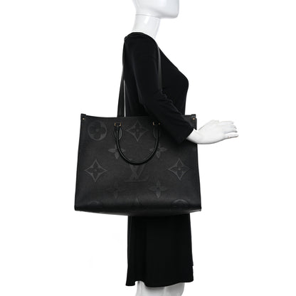 Louis Vuitton Empreinte Monogram Giant Onthego GM Black 2 of 9