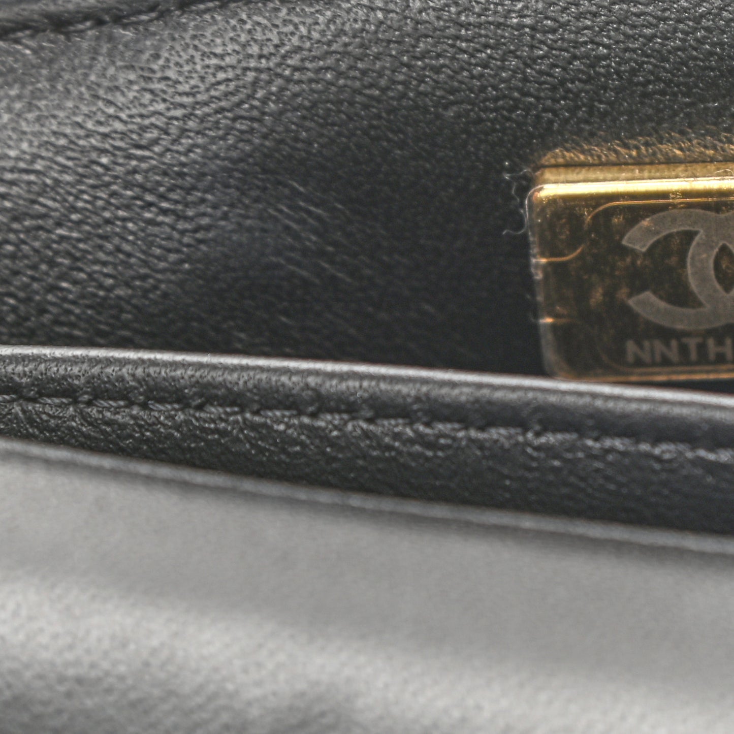 Velvet Pearl Mini Flap Bag Black