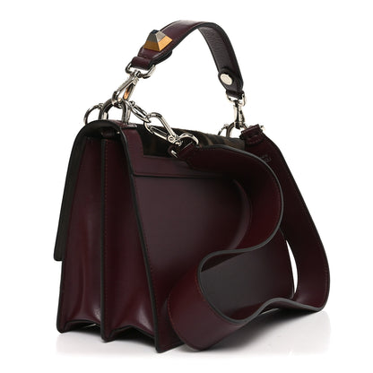 Fendi Vitello Pelo Dolce Liberty Lucido Sfumato Leopard Kan I Shoulder Bag Grigio Marrone Bordeaux 3 of 10