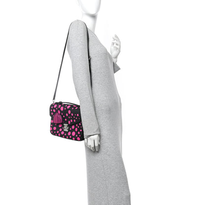 Louis Vuitton LV x YK Empreinte Monogram Giant Pochette Metis Black Fuchsia 2 of 11