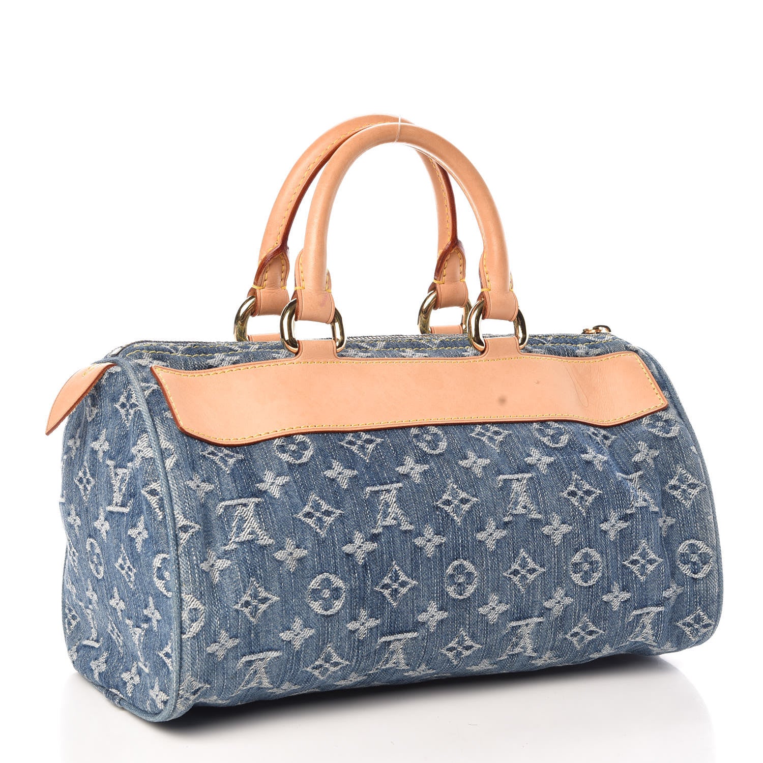 Louis Vuitton Monogram Denim Neo Speedy Blue 3 of 12