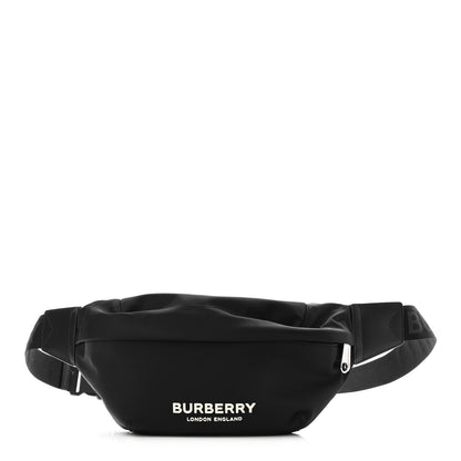 Burberry Econyl Logo Sonny Bum Bag Black 1 of 9