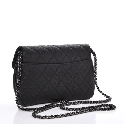 Chanel Caviar Quilted Crossbody Bag Black 3 of 8