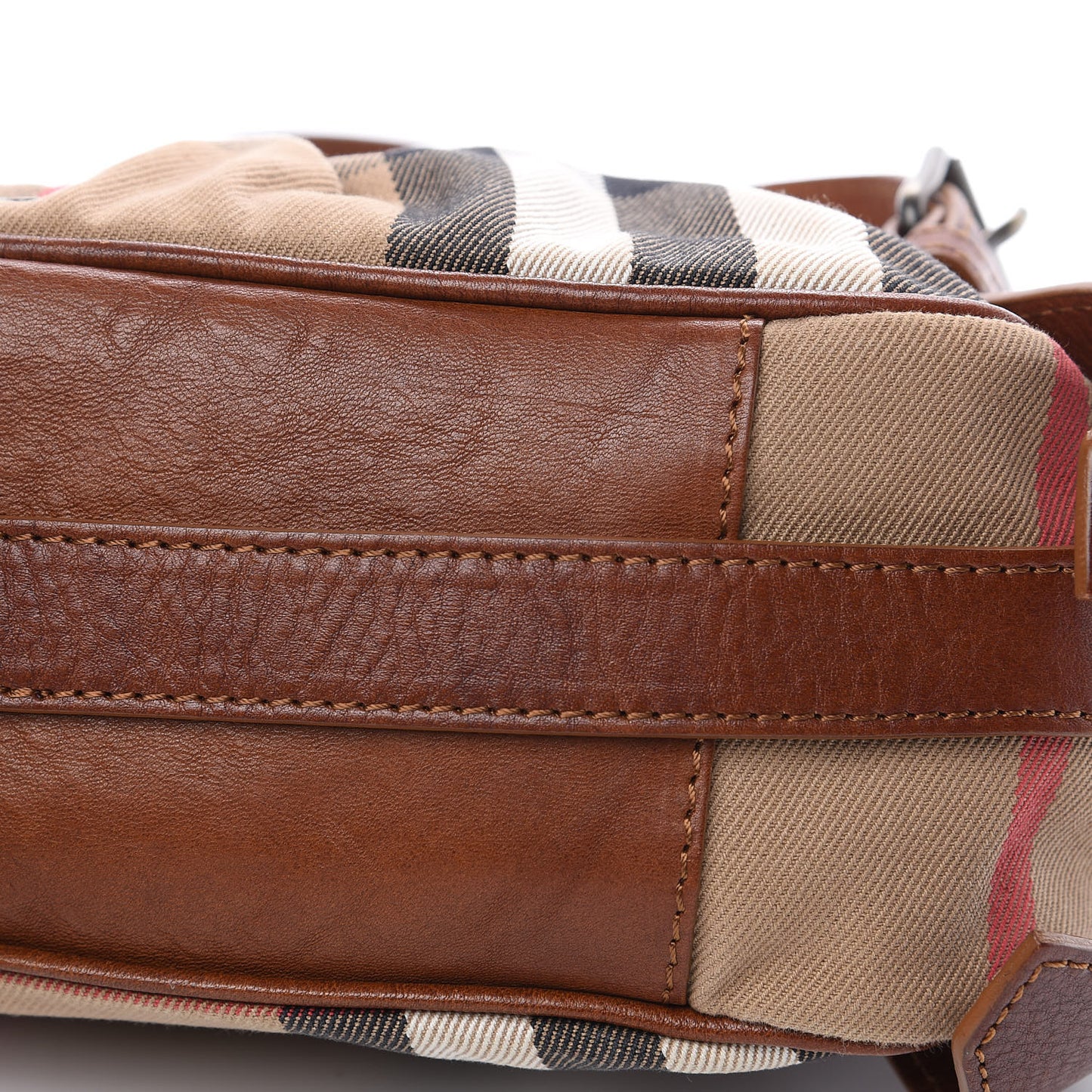 House Check Shoulder Bag Tan