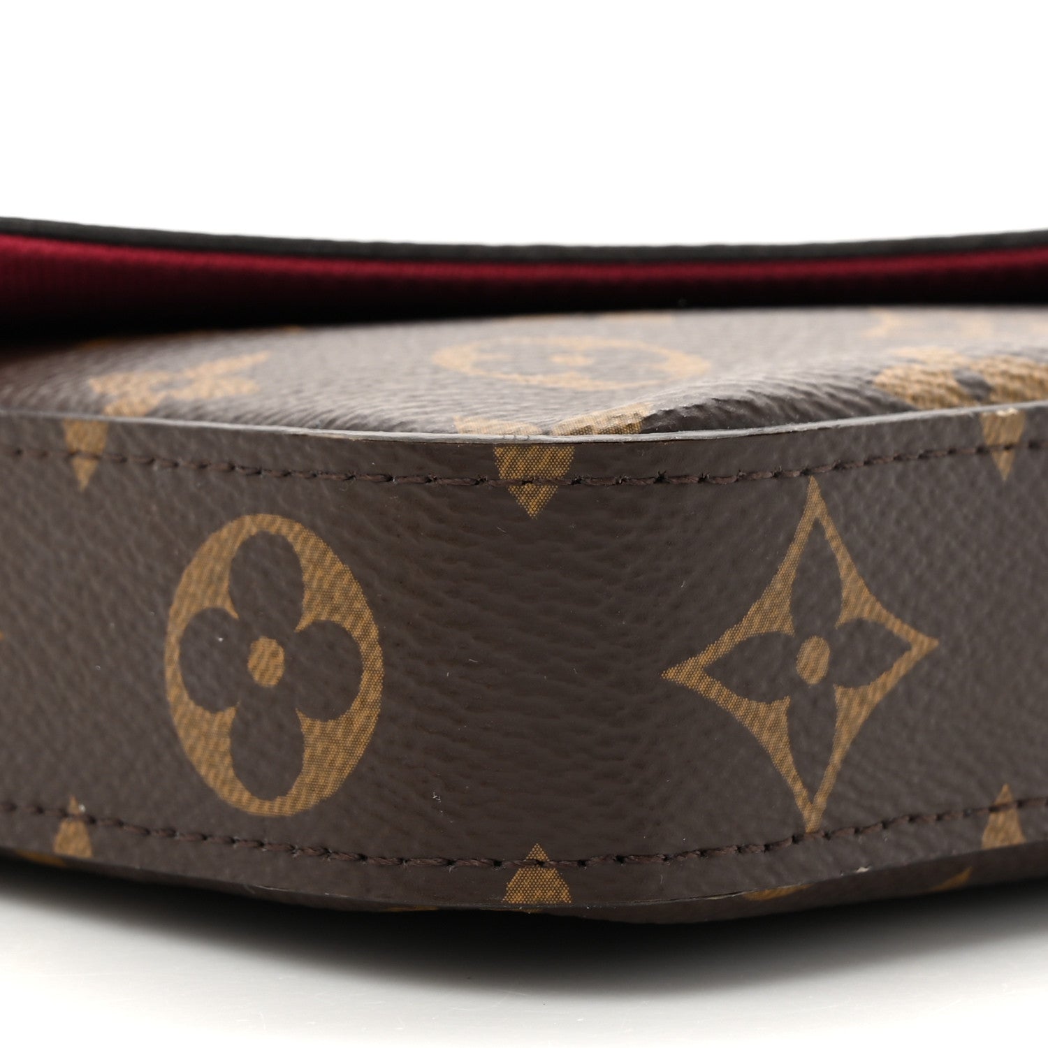 Louis Vuitton Monogram Pochette Felicie Chain Wallet Fuchsia 10 of 11