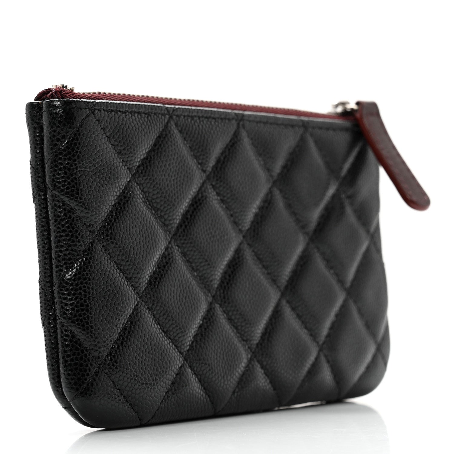 Chanel Caviar Quilted Small Cosmetic Case Black 3 of 11