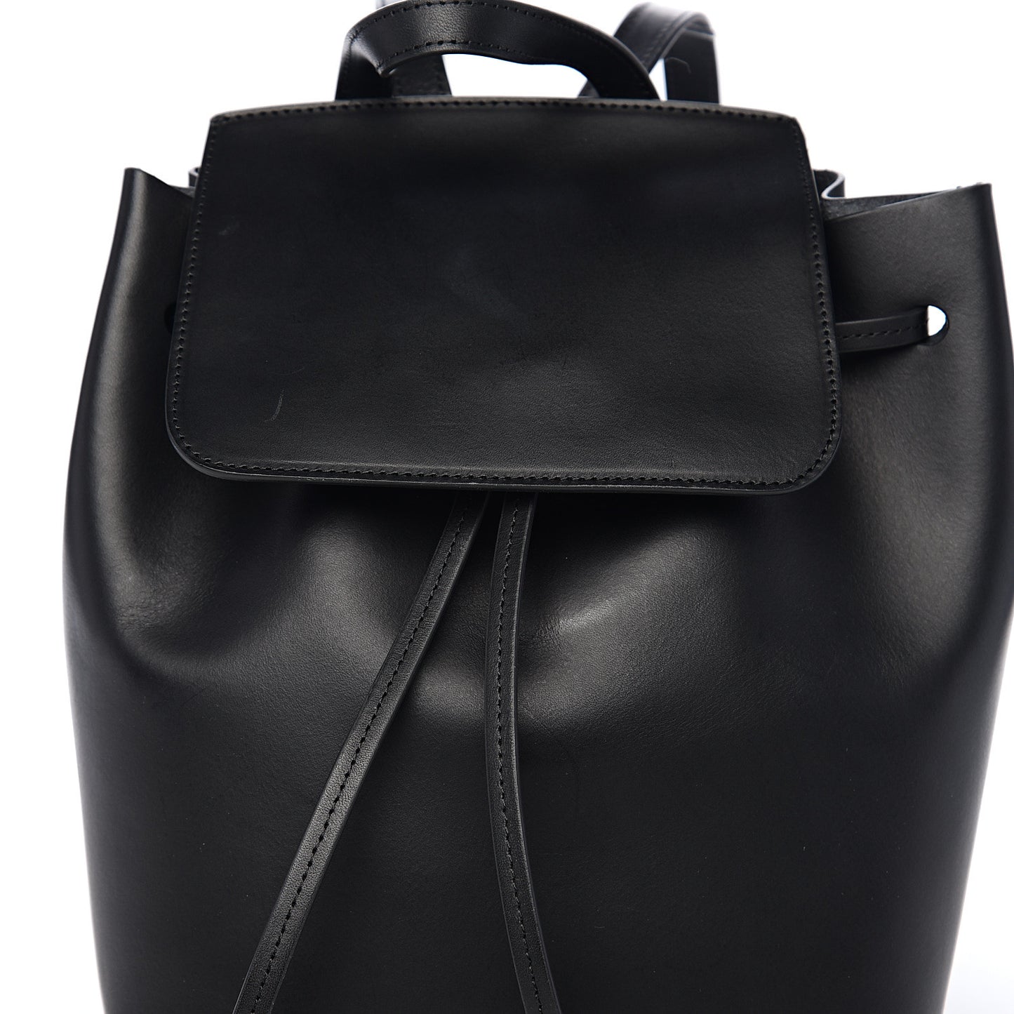 Calfskin Mini Backpack Bag Black
