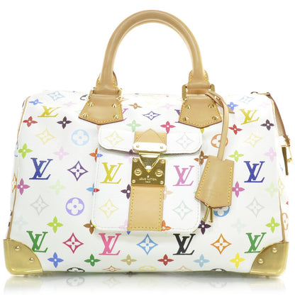 Louis Vuitton Monogram Multicolor Speedy 30 White 1 of 8