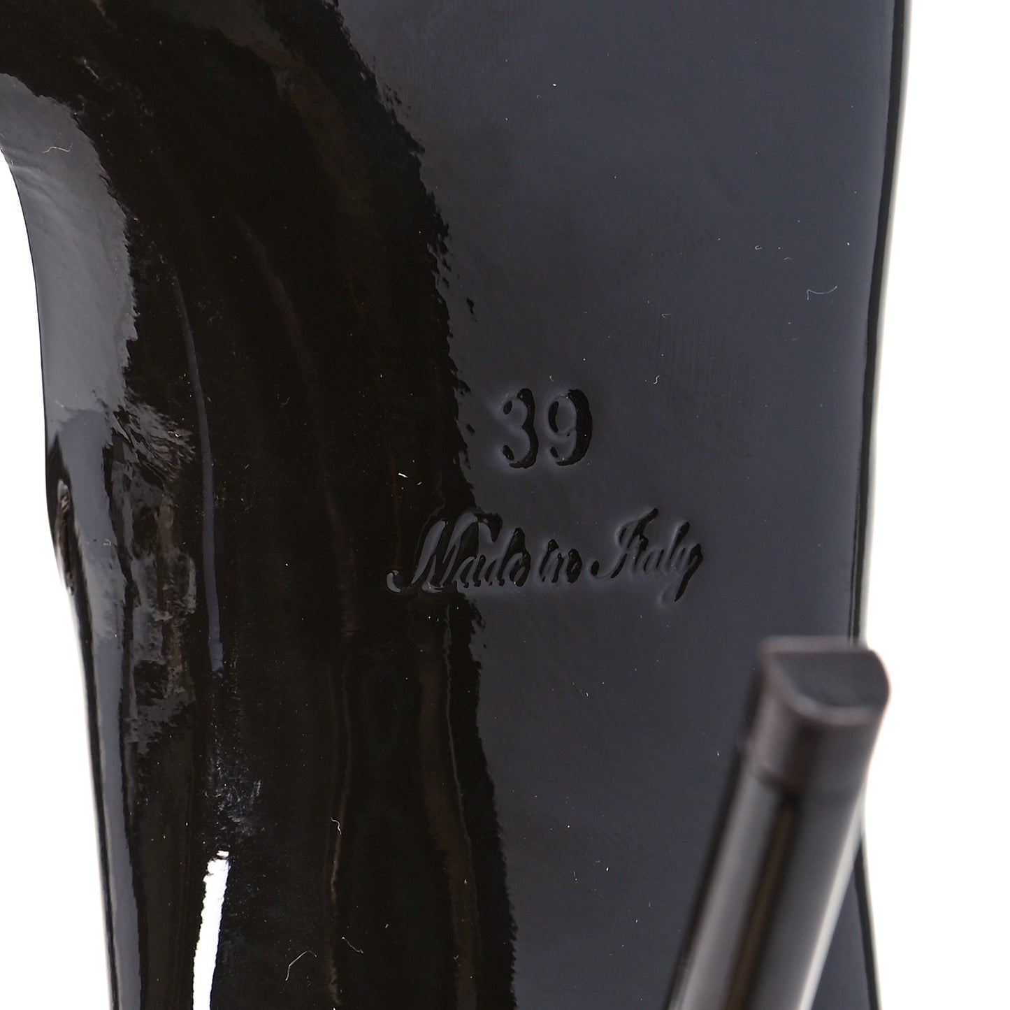 Patent Monogram Laced Sandals 39 Brown