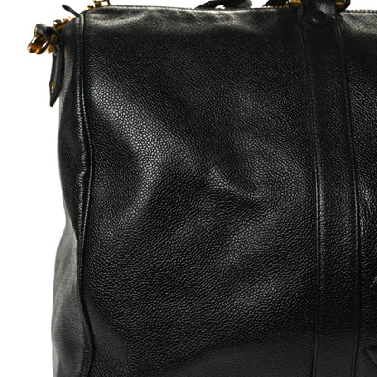 Chanel Caviar Timeless CC Duffel Bag Black 16 of 17