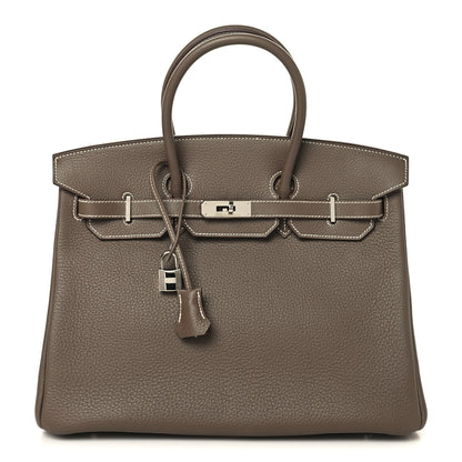Hermes Togo Birkin 35 Etoupe 1 of 13