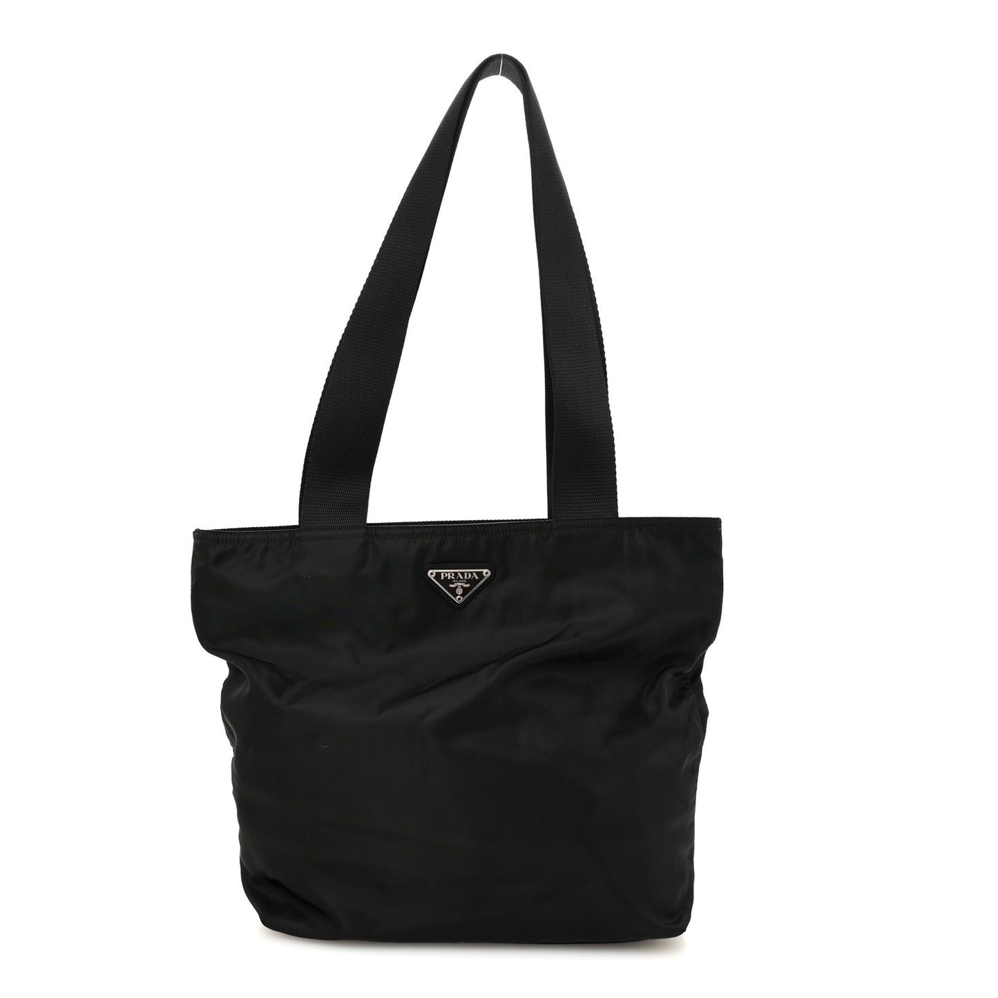 Tessuto Nylon Shopping Tote Black