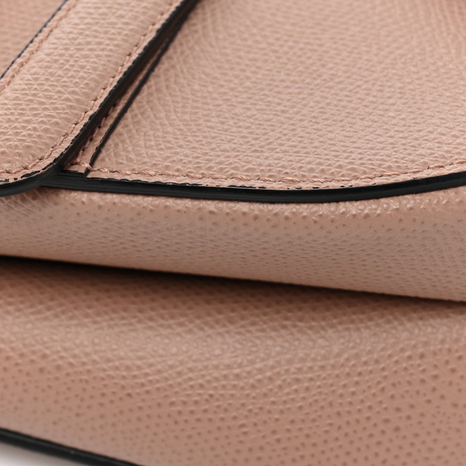 Christian Dior Grained Calfskin Saddle Bag Fard 9 of 15