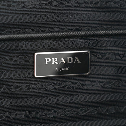 Prada Tessuto Nylon Saffiano Shopping Tote Black 6 of 10