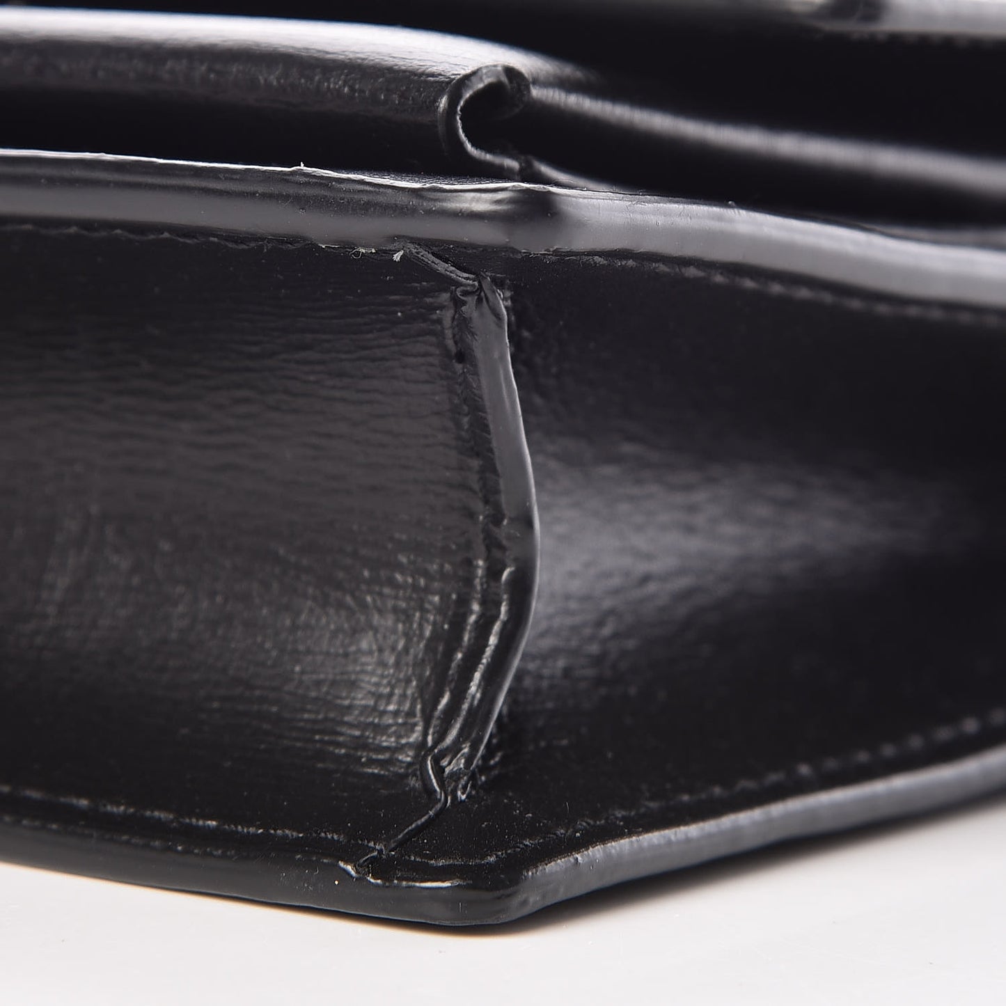 Calfskin Monogram Sunset Chain Wallet Black
