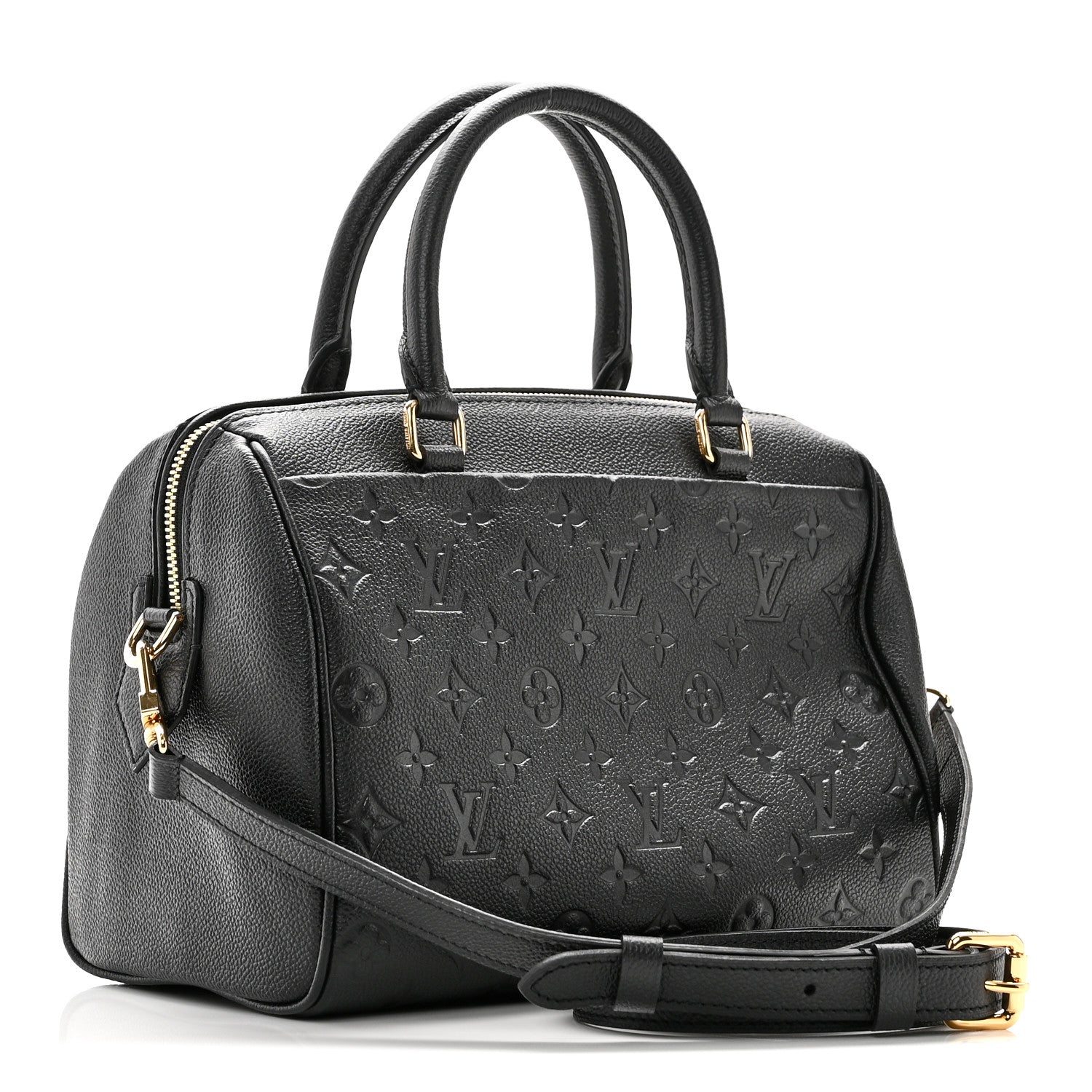 Louis Vuitton Empreinte Speedy Bandouliere 25 NM Black 3 of 10
