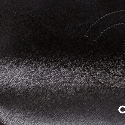 Chanel Lambskin Quilted Medium Double Flap Dark Brown 13 of 18