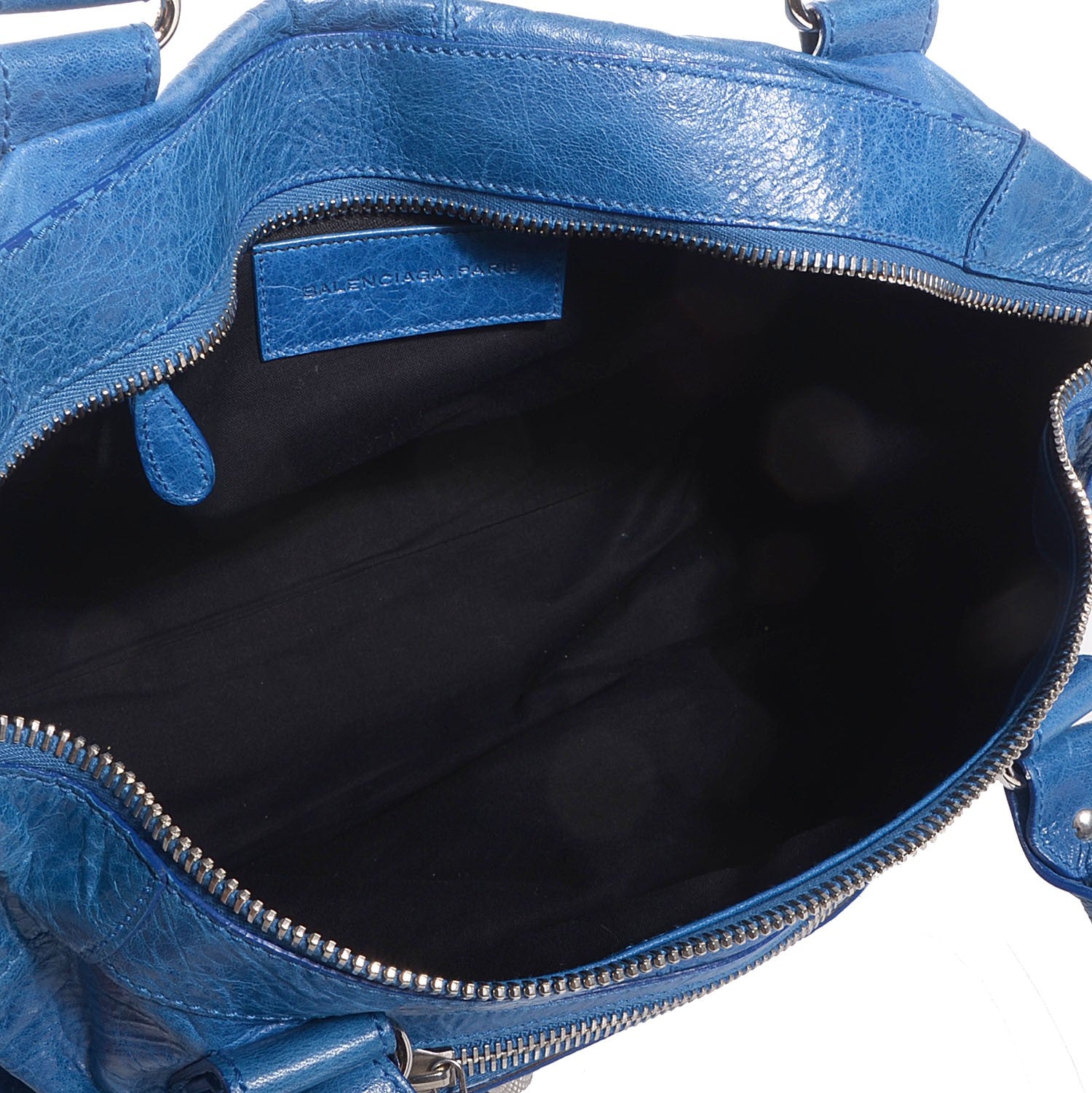 Balenciaga Agneau Giant 21 Silver Hardware Work Electric Bleu 8 of 13