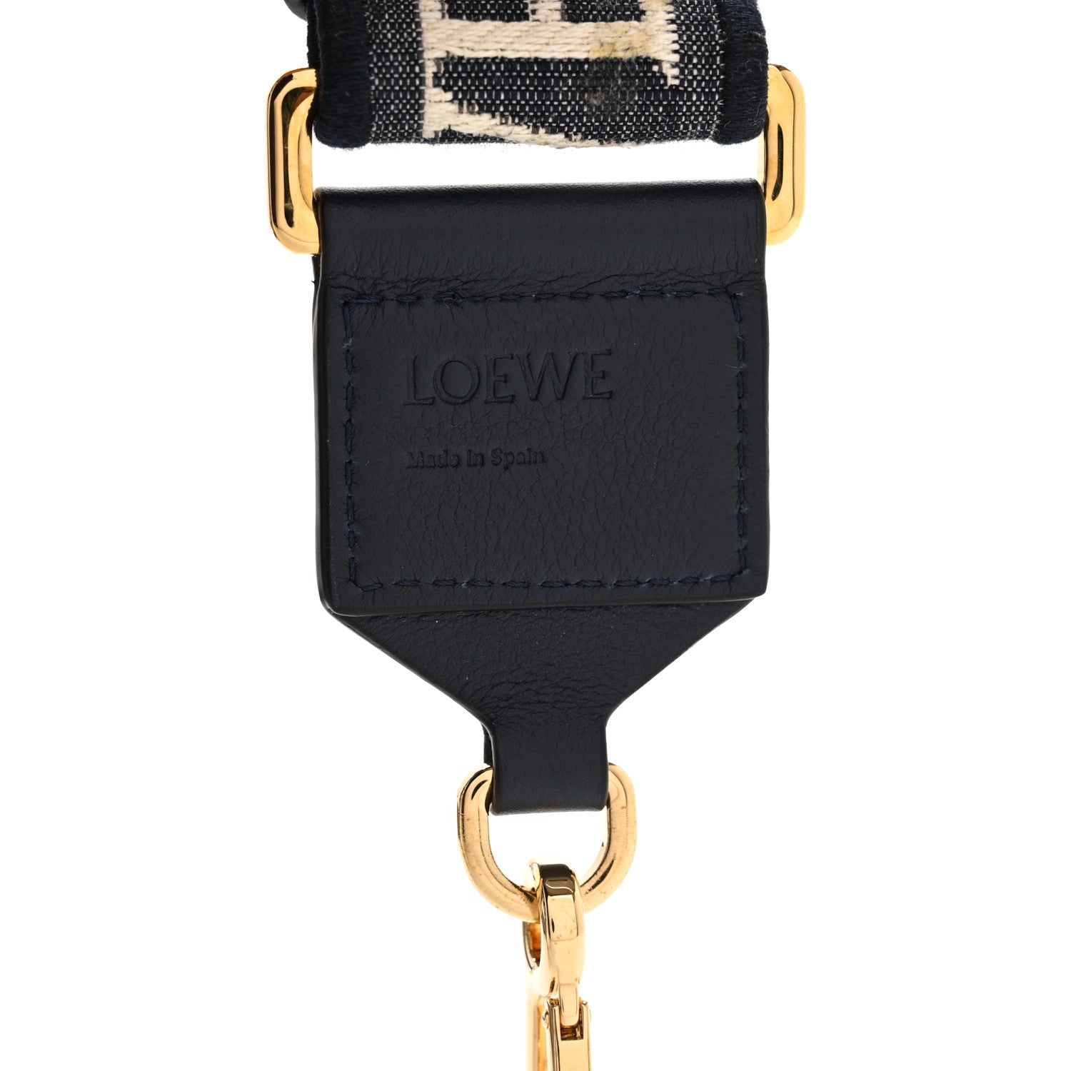 Loewe Calfskin Jacquard Anagram Strap Deep Navy 4 of 9