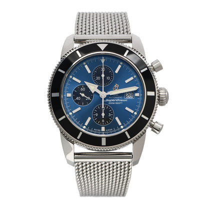 Breitling Stainless Steel 45mm Superocean Heritage II Chronograph Automatic Watch Blue A1332024 1 of 6