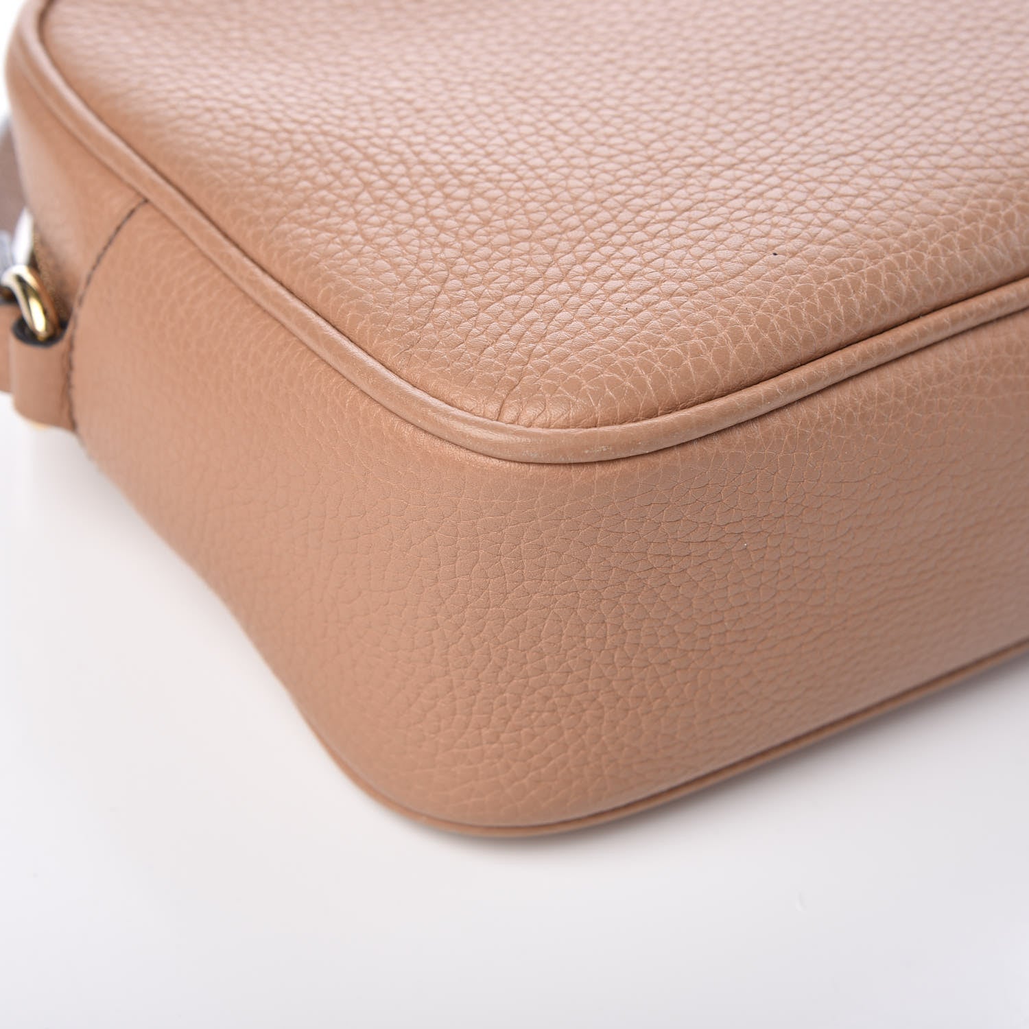 Gucci Pebbled Calfskin Small Soho Disco Bag Rose Beige 10 of 14