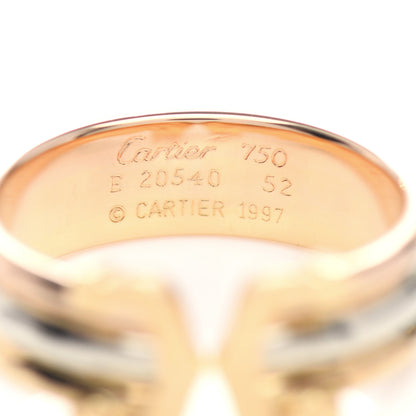 Cartier 18K Pink Yellow White Gold 8mm C De Cartier Ring 52 6 4 of 4