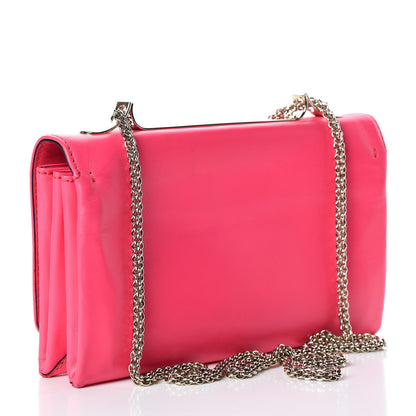 Valentino Garavani Nappa Va Va Voom Shoulder Bag Fuxia Fluo 3 of 9