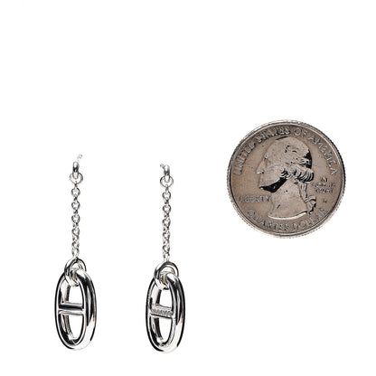 Hermes Sterling Silver Farandole Drop Earrings 2 of 6