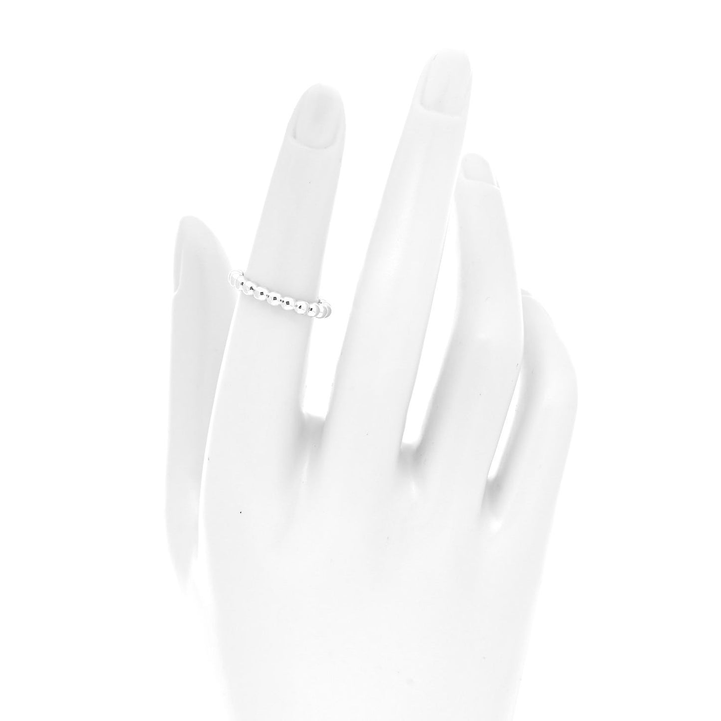 Sterling Silver Ball Ring 50 5.5