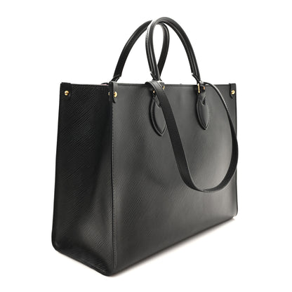 Louis Vuitton Epi Onthego MM Black 3 of 9