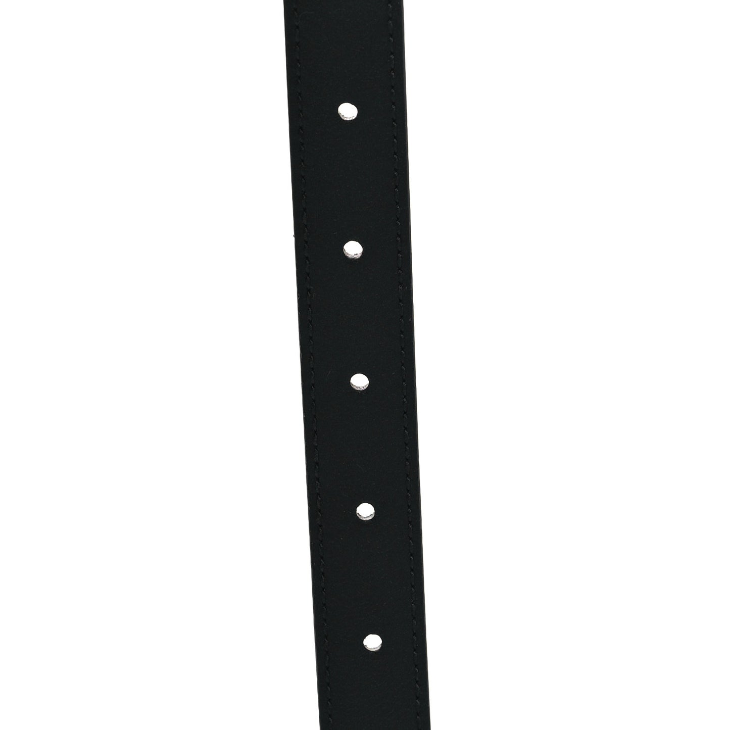 Calfskin Bamboo Double GG Buckle 20mm Belt 90 36 Black