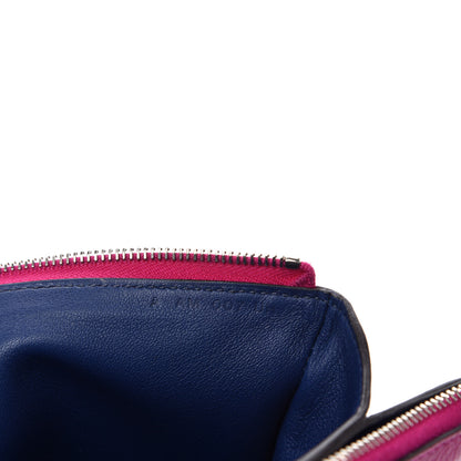 Hermes Evercolor Atout Pouch Rose Pourpre Bleu Saphir 7 of 7