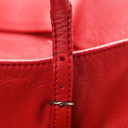 Balenciaga Veau Souple Papier A4 Zip Around Tote Rouge 10 of 10