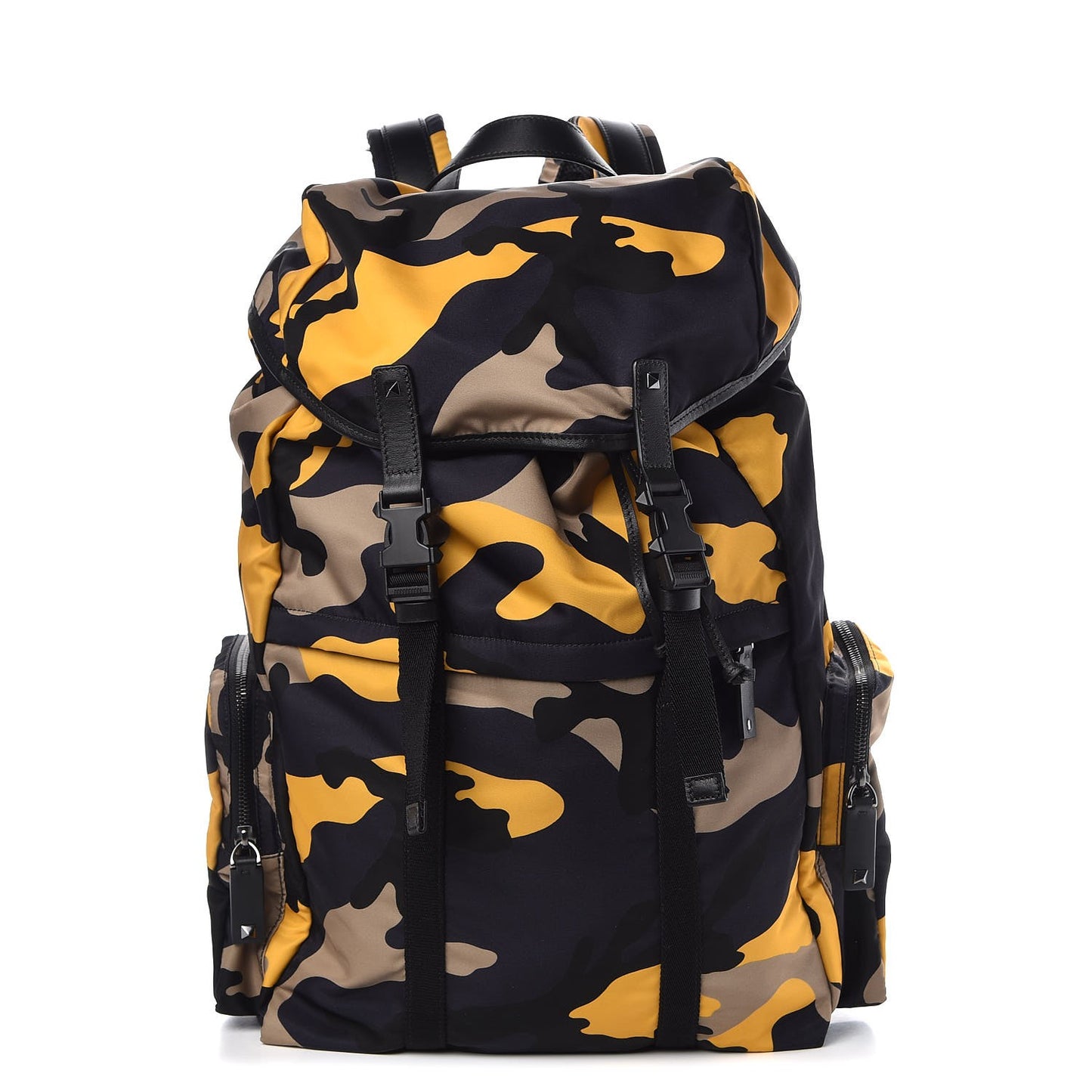 Nylon Camouflage Drawstring Backpack Multicolor