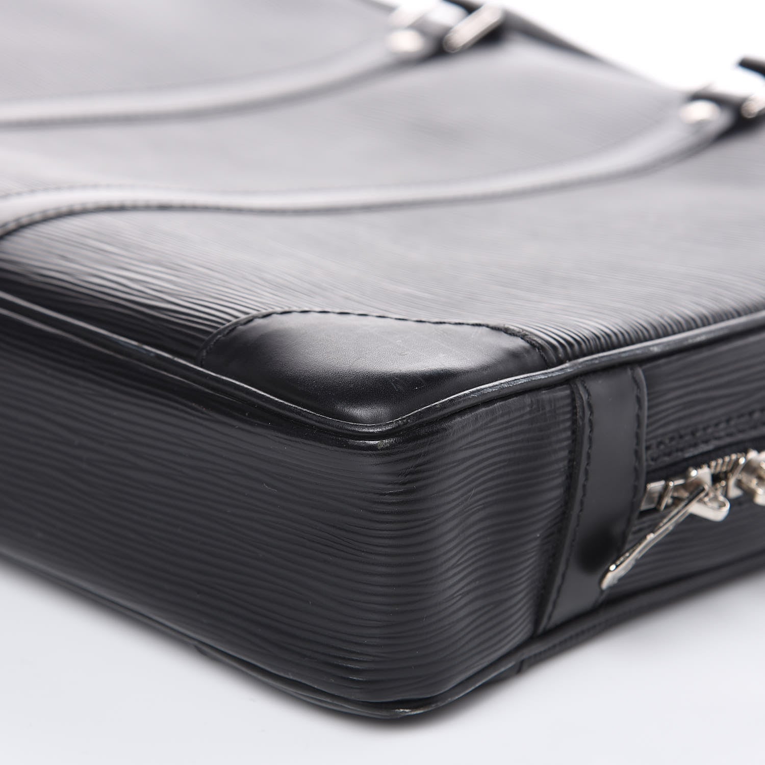 Louis Vuitton Epi Porte-Documents Voyage Briefcase Black 10 of 14
