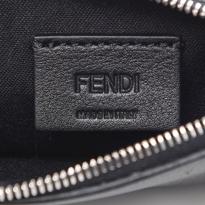 Fendi Vitello Dolce Mink Fur Hypnoteyes Zip Card Holder Black Yellow 6 of 8