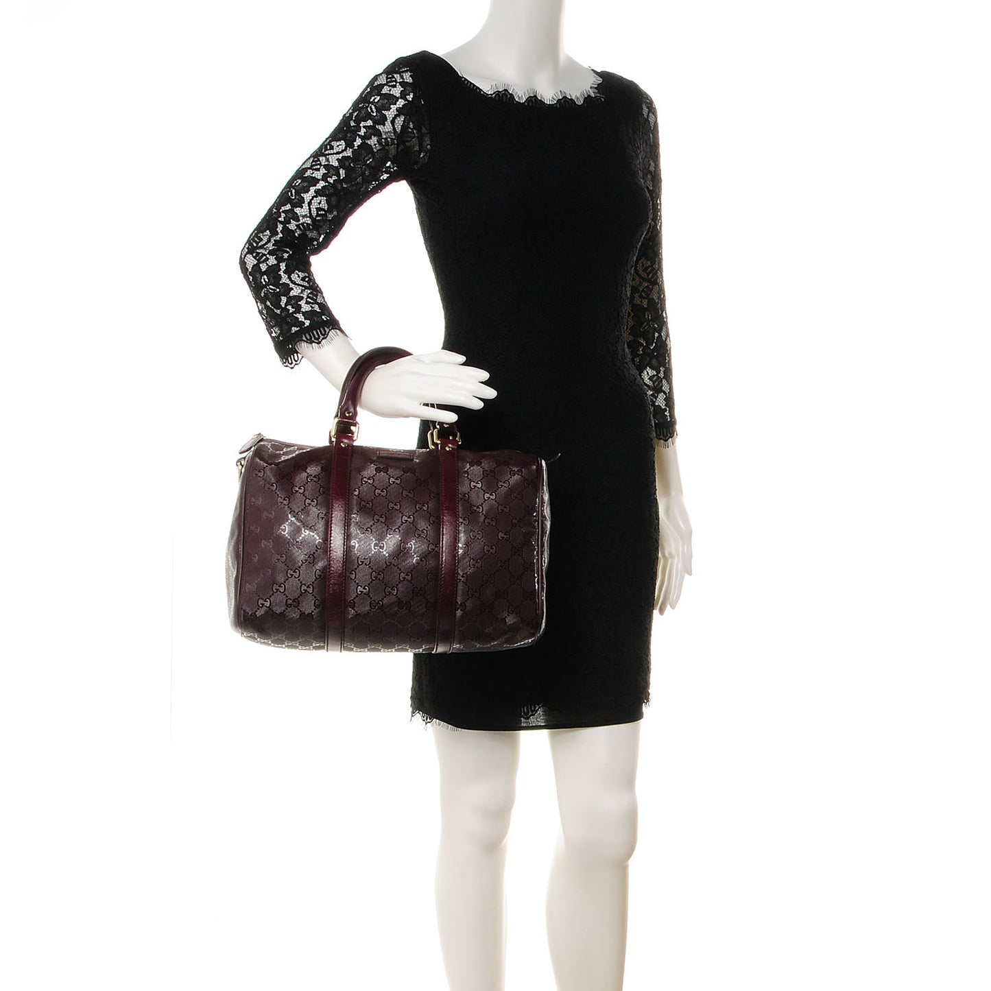 Imprime Monogram Medium Joy Boston Bordeaux